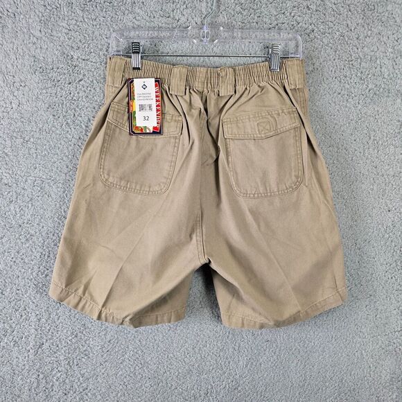 Weekender Cargo Hiking Shorts Mens 32x7 Tan Elastic Waist Outdoor Fishing Boat - Picture 3 of 5